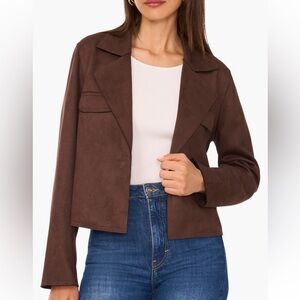 NWOT Vince Camuto Faux Suede Jacket